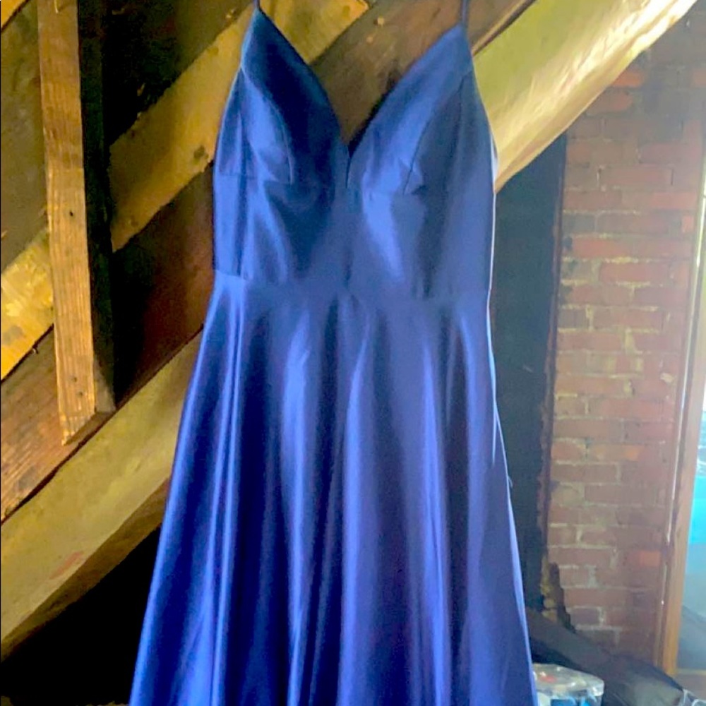 Blue size 4 formal dress